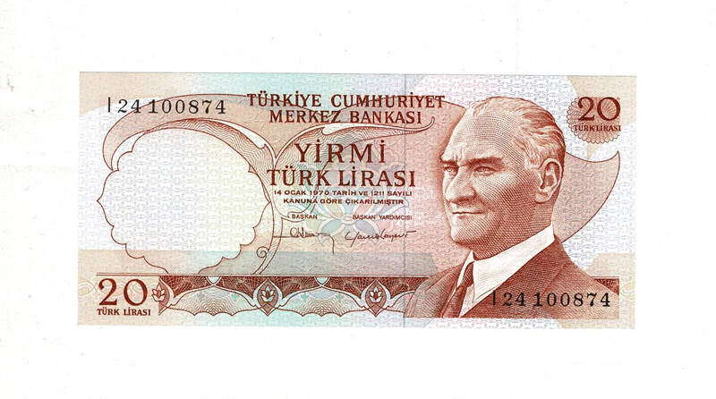 6. Emisyon 4.Tertip 20 Türk Lirası Seri I24 ÇİL TCK9935 - 1