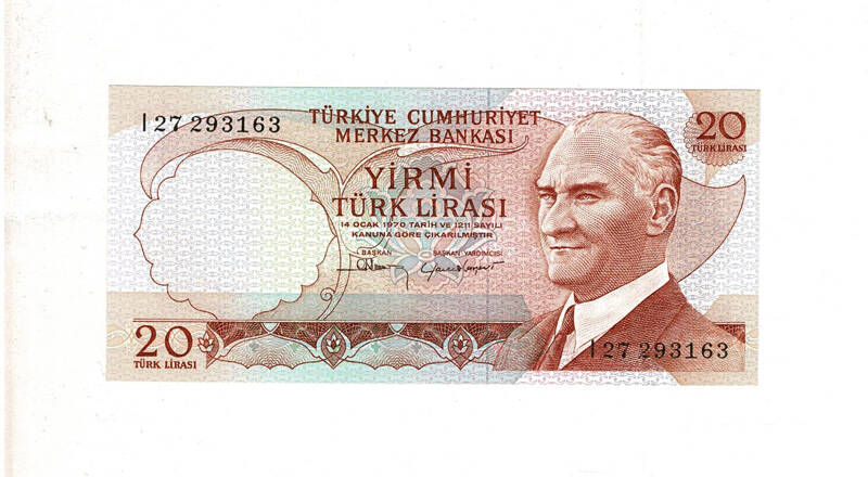 6. Emisyon 4.Tertip 20 Türk Lirası Seri I27 ÇİL TCK9934 - 1