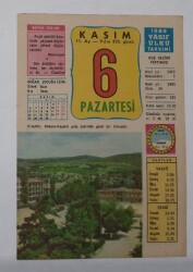 6 Kasım 1989 Takvim Yaprağı - Doğum Günü Hediyesi EFM(N)6602 - Gökçekoleksiyon