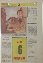 6 Mart 1980 Takvim Yaprağı - Doğum Günü Hediyesi EFM(N)7644 - Gökçekoleksiyon
