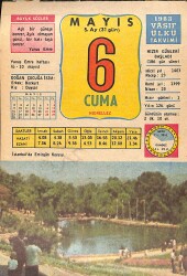 6 Mayıs 1983 Takvim Yaprağı - Doğum Günü Hediyesi EFMN15126 - Gökçekoleksiyon