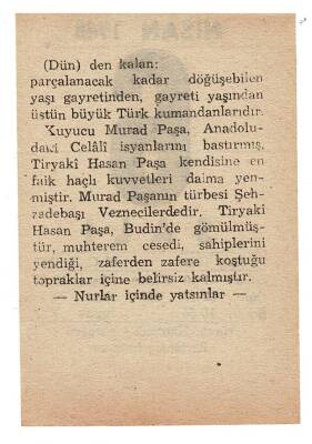 6 Nisan 1948 Takvim Yaprağı EFM900 - 4