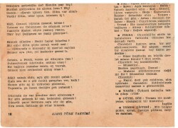 6 Ocak 1960 Ajans Türk Takvim Yaprağı(Şiirli Saatli) EFM(N)1809 - 6