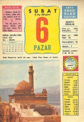 6 Şubat 1983 Takvim Yaprağı - Doğum Günü Hediyesi EFM(N)11739 - Gökçekoleksiyon