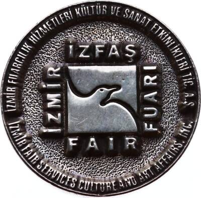 66.İzmir Enternasyonal Fuarı 1997 Gümüş Madalyon MVM931 - 1