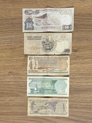 6.Emisyon 100,50,20,10,5 Türk Liraları #YKP8101 - 2