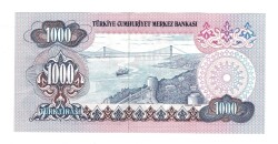 6.Emisyon 1.Tertip 1000 Türk Lirası Seri B70 - ÇİL TCK10473 - 2