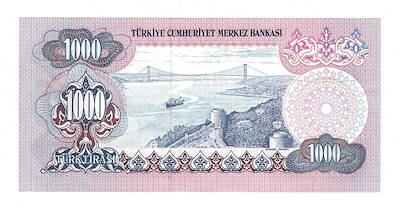 6.Emisyon 1.Tertip 1000 Türk Lirası Seri D36 - ÇİL TCK10433 - 2