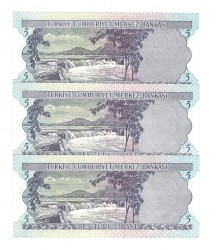 6.Emisyon 1.Tertip 5 Türk Lirası *Seri Takipli E71* - ÇİL TCK10055 - 2