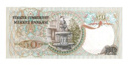 6.Emisyon 1.Tertip 50 Lira Seri A16 - ÇİL TCK10246 - 2