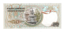 6.Emisyon 1.Tertip 50 Lira Seri A16 - ÇİL TCK10460 - 2