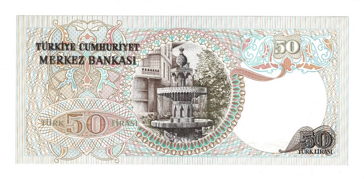 6.Emisyon 1.Tertip 50 Lira Seri I11 - ÇİL TCK10462 - 2