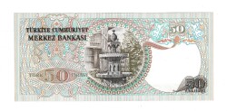 6.Emisyon 1.Tertip 50 Lira Seri I53 - ÇİL TCK10463 - 2