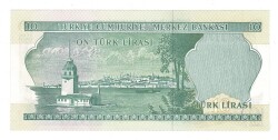 6.Emisyon 2.Tertip 10 Türk Lirası K90 - ÇİL TCK10069 - 2