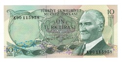 6.Emisyon 2.Tertip 10 Türk Lirası K90 - ÇİL TCK10069 - 3