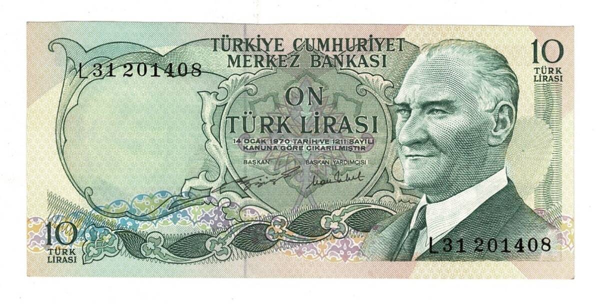 6.Emisyon 2.Tertip 10 Türk Lirası Seri L31 - ÇÇT+ TCK10070 - 3