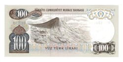 6.Emisyon 2.Tertip 100 Lira Seri H86 - ÇİL *Seri No Fosforlu* TCK10469 - 2