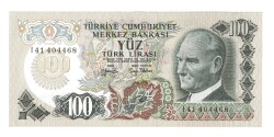 6.Emisyon 2.Tertip 100 Lira Seri I41 - ÇİL TCK10470_Kopya(1) - Gökçekoleksiyon