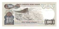 6.Emisyon 2.Tertip 100 Türk Lirası *Seri Numarası Fosforlu* Seri H86 - ÇİL TCK10091 - 2