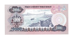 6.Emisyon 3.Tertip 1000 Türk Lirası Seri F25 - ÇİL TCK10476 - 2