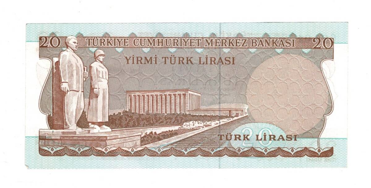 6.Emisyon 2.Tertip 20 Türk Lirası Seri C86 - ÇİL TCK10256 - 2