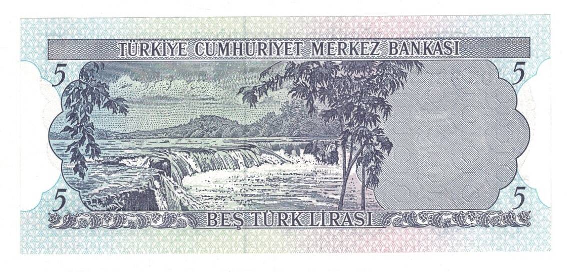 6.Emisyon 2.Tertip 5 Türk Lirası Seri I05 - ÇİL TCK10058 - 2