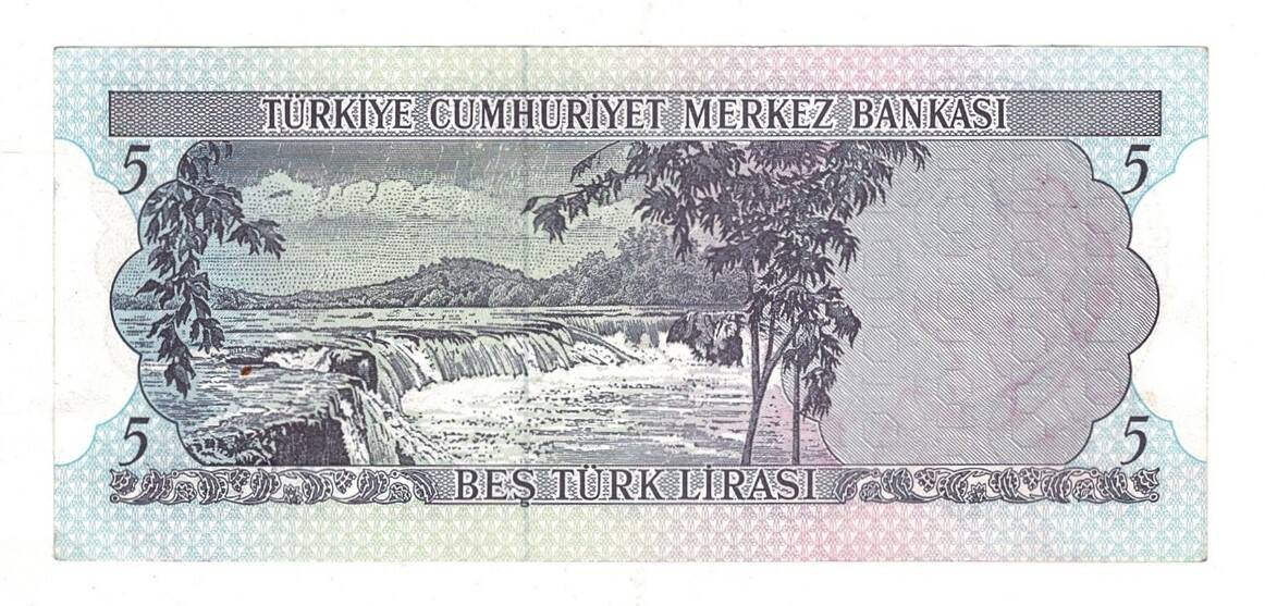 6.Emisyon 2.Tertip 5 Türk Lirası Seri J13 - ÇA/ÇİL TCK10061 - 2