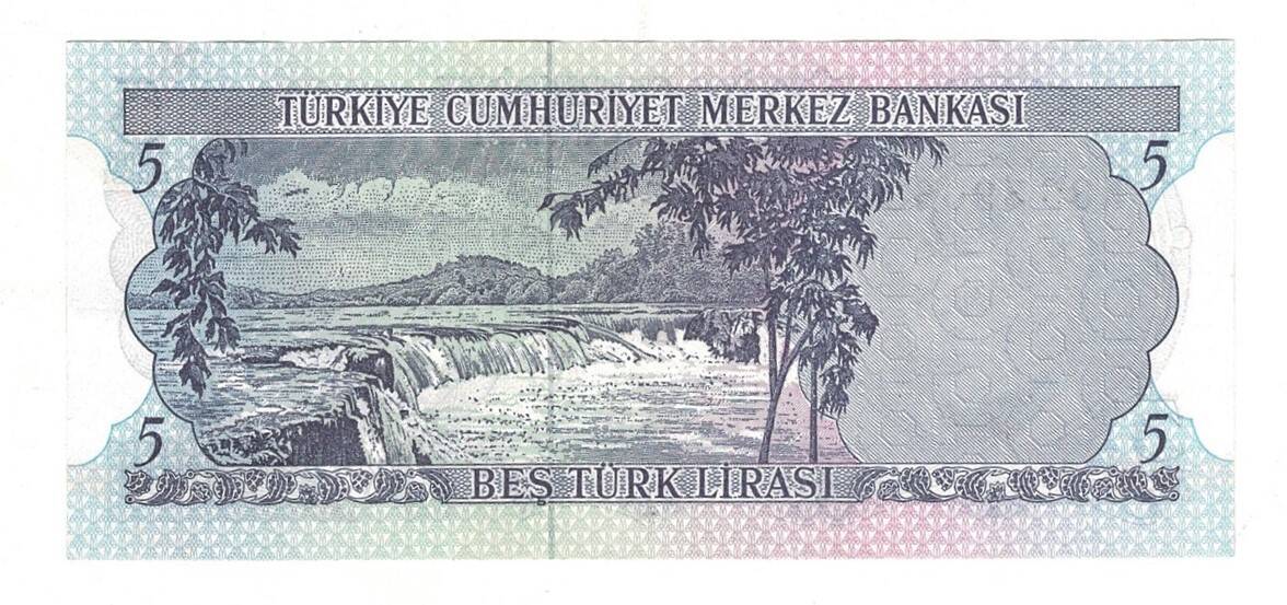 6.Emisyon 2.Tertip 5 Türk Lirası Seri K36 - ÇİL TCK10062 - 2