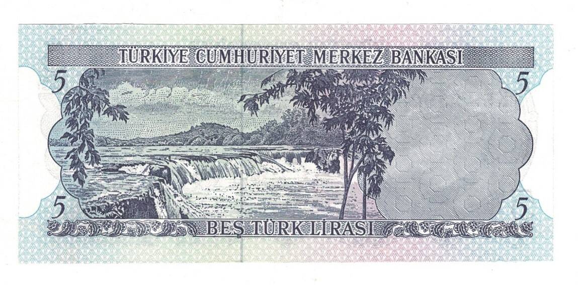 6.Emisyon 2.Tertip 5 Türk Lirası Seri K59 - ÇİL TCK10063 - 2