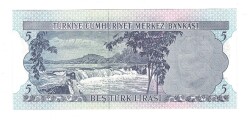 6.Emisyon 2.Tertip 5 Türk Lirası Seri K73 - ÇİL TCK10457 - 2