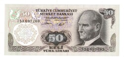 6.Emisyon 2.Tertip 50 Türk Lirası Seri I53 - ÇİL TCK10084 - 3