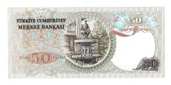 6.Emisyon 2.Tertip 50 Türk Lirası Seri I90 - ÇİL TCK10086 - 2