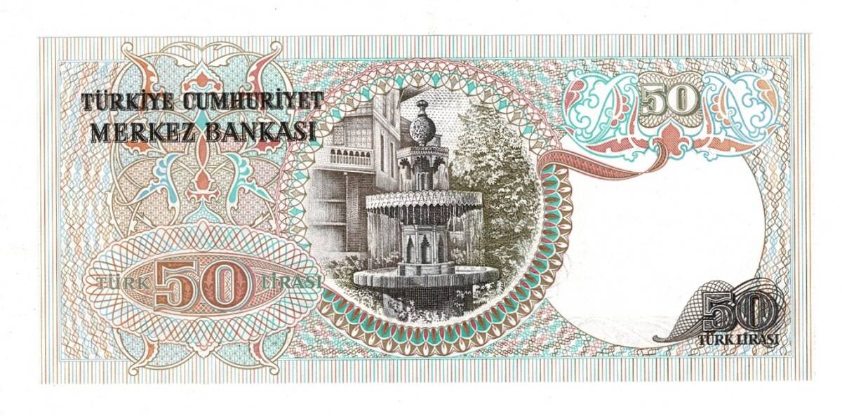 6.Emisyon 2.Tertip 50 Türk Lirası Seri I90 - ÇİL TCK10086 - 2