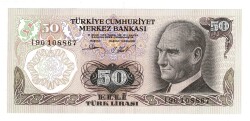 6.Emisyon 2.Tertip 50 Türk Lirası Seri I90 - ÇİL TCK10086 - 3