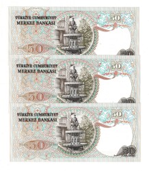 6.Emisyon 2.Tertip 50 Türk Lirası *Seri Takipli I90* - ÇİL TCK10085 - 2