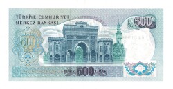 6.Emisyon 2.Tertip 500 Türk Lirası Seri L62 - ÇİL TCK10092 - 2