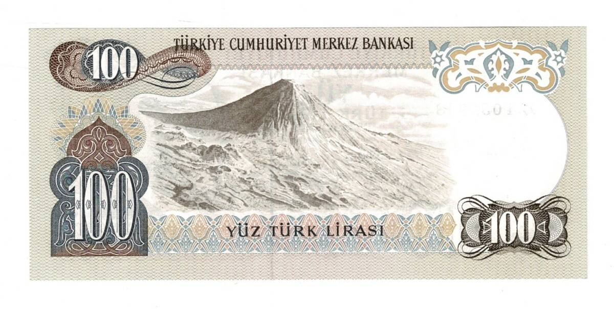 6.Emisyon 3.Tertip 100 Lira Seri J24 - ÇİL TCK10471 - 2