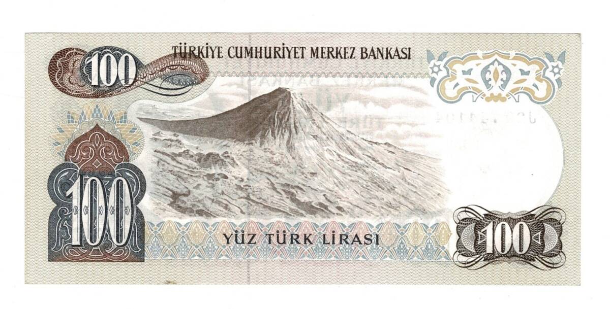 6.Emisyon 3.Tertip 100 Lira Seri J29 - ÇİL TCK10472 - 2