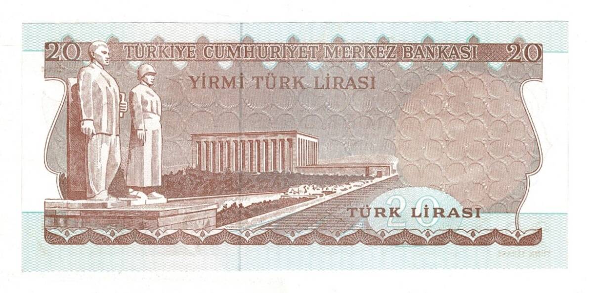 6.Emisyon 3.Tertip 20 Türk Lirası Seri F01 - ÇA/ÇİL TCK10073 - 2