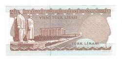 6.Emisyon 3.Tertip 20 Türk Lirası Seri G44 - ÇİL TCK10483 - 2