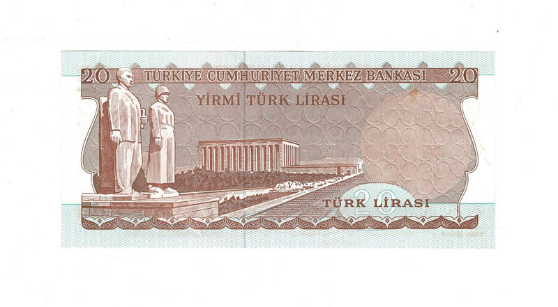 6.Emisyon 3.Tertip 20 Türk Lirası Seri G49 ÇİL TCK10012 - 2