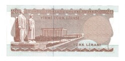 6.Emisyon 3.Tertip 20 Türk Lirası Seri G82 - ÇİL TCK10487 - 2