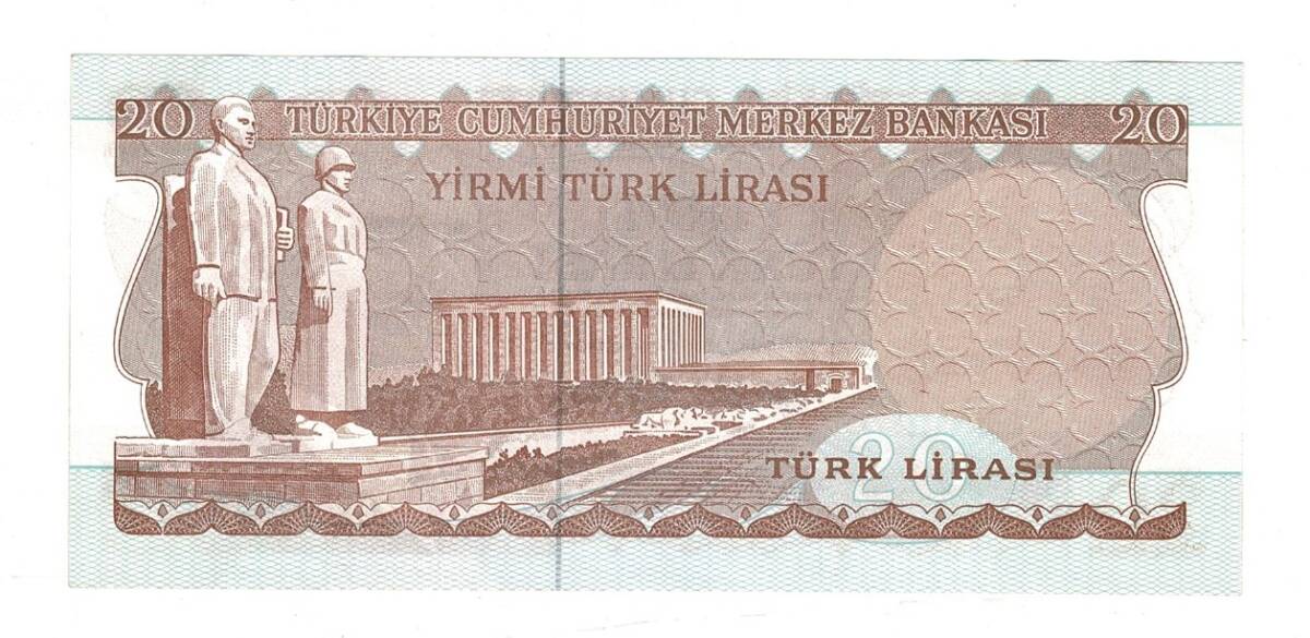 6.Emisyon 3.Tertip 20 Türk Lirası Seri G82 - ÇİL TCK10487 - 2