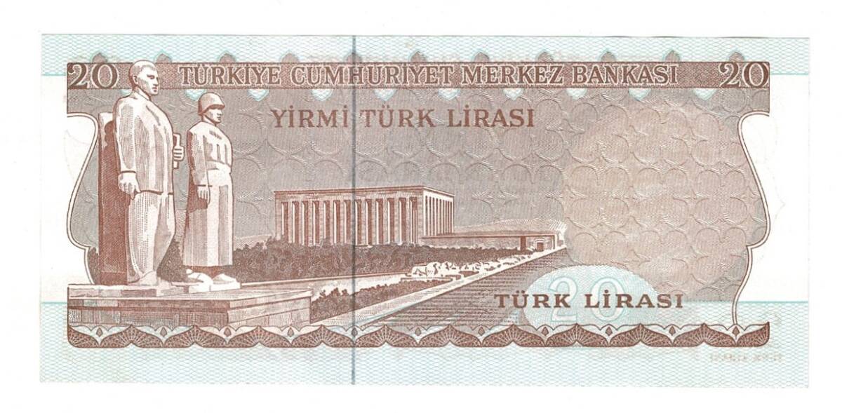 6.Emisyon 3.Tertip 20 Türk Lirası Seri G88 - ÇİL TCK10488 - 2
