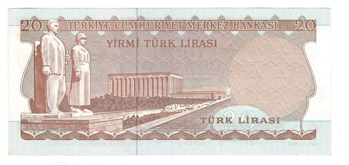 6.Emisyon 3.Tertip 20 Türk Lirası Seri H18 - ÇİL TCK10490 - 2