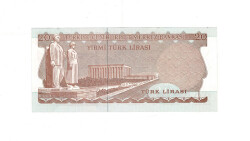 6.Emisyon 3.Tertip 20 Türk Lirası Seri H19 ÇİL TCK10009 - 2