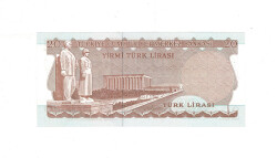 6.Emisyon 3.Tertip 20 Türk Lirası Seri H40 ÇİL TCK9983 - 2