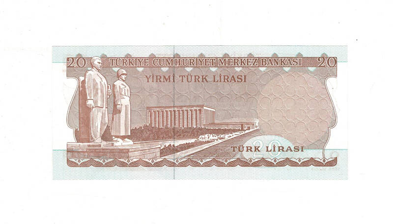 6.Emisyon 3.Tertip 20 Türk Lirası Seri H40 ÇİL TCK9983 - 2