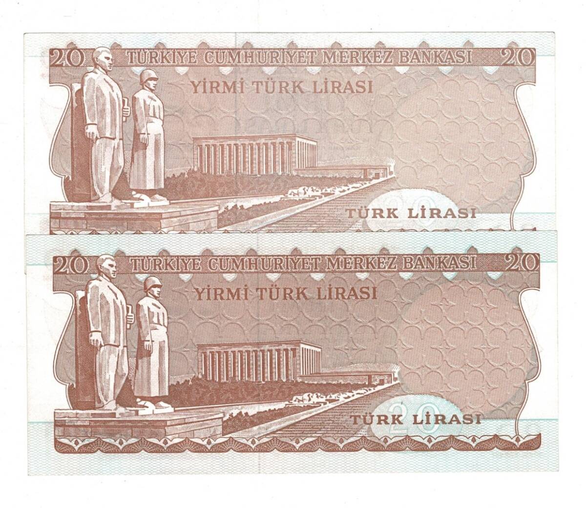 6.Emisyon 4.Tertip 20 Türk Lirası Seri I01-I90 Takım ÇİL TCK10079 - 2
