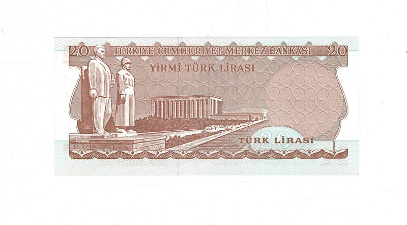 6.Emisyon 4.Tertip 20 Türk Lirası Seri I63 ÇİL TCK9982 - 2